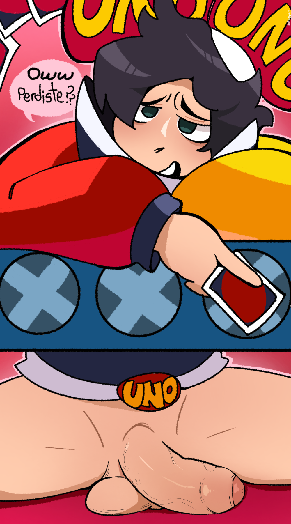 bara brawl_stars chester_(brawl_stars) chester_uno_skin dick gay male nahupapaya penis supercell uno yaoi