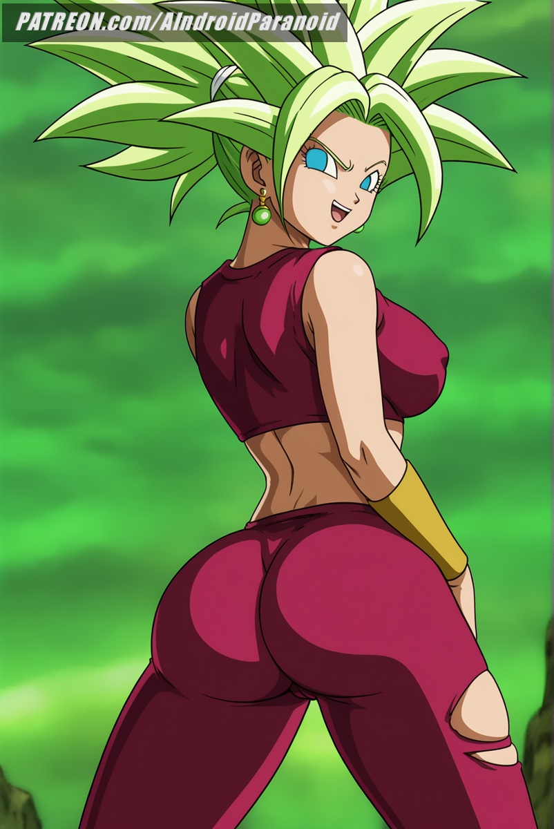 ai_generated aindroidparanoid ass ass_focus big_ass big_breasts big_butt busty butt_focus cameltoe curvy cute dragon_ball dragon_ball_super fat_ass female female_only fit_female from_behind green_eyes hips huge_ass huge_breasts kefla large_ass large_breasts legs mountains narrow_waist outdoors ripped_clothing slim_waist smug stable_diffusion super_saiyan teal_eyes thick_ass thick_thighs voluptuous waist wide_hips