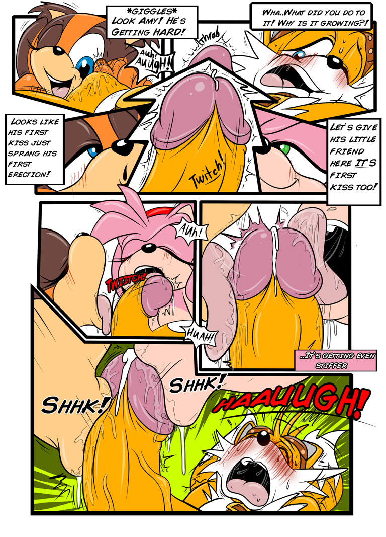 1boy 2girls amy_rose amy_rose_(boom) anthro collaborative_fellatio erection fellatio female femdom ffm ffm_threesome fur greenhill hedgehog humanoid_penis just_the_tip kissing kissing_penis kissing_penis_tip licking licking_penis licking_penis_tip licking_tip male malesub miles_prower multiple_girls oral penis penis_kiss penis_kissing penis_lick saliva sonic_(series) sticks sticks_the_badger sticks_the_jungle_badger sticks_the_tejon straight tails teamwork threesome