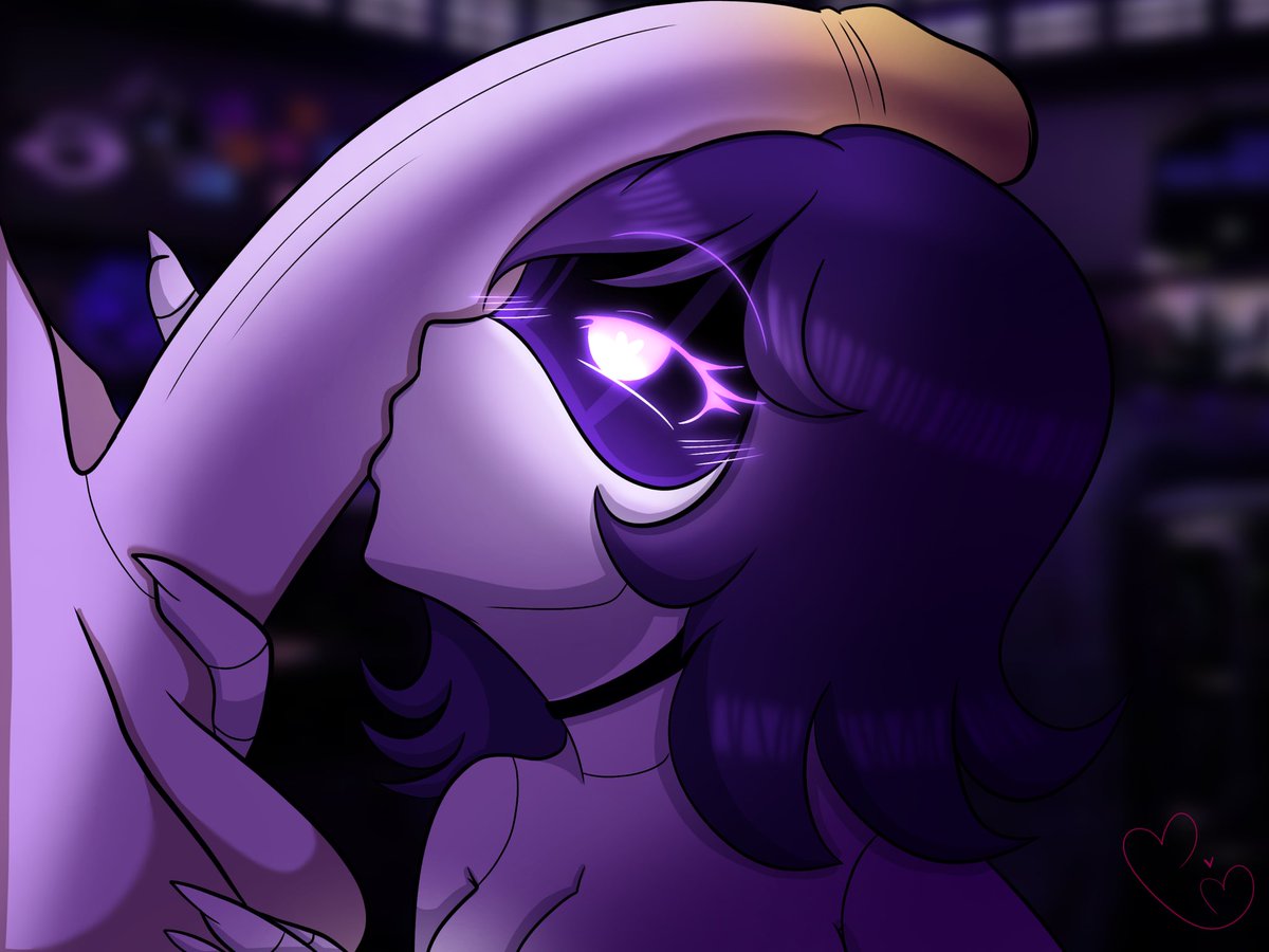 1boy, 1boy1girl, 1girls, 4:3, big penis, cock, cock on head, darkxmoza off, glitch productions, huge cock, kissing penis, male/female, murder drones, n (murder drones), purple eyes, purple hair, uzi (murder drones)
