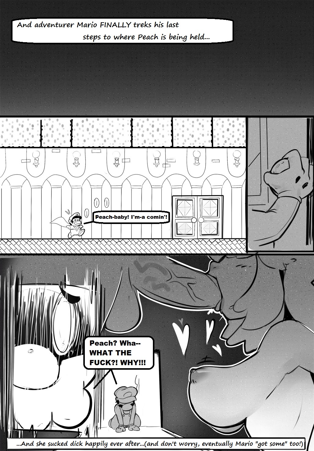 bad end, broken rape victim, captured heroine, comic, corrupted, corruption, female, femsub, goomba, handcuffs, human, koopa, male, mario, mario (series), mind break, mindbreak, nintendo, oral, princess peach, rape, sho-n-d, straight, super mario bros., super mario world, tied hair, twintails