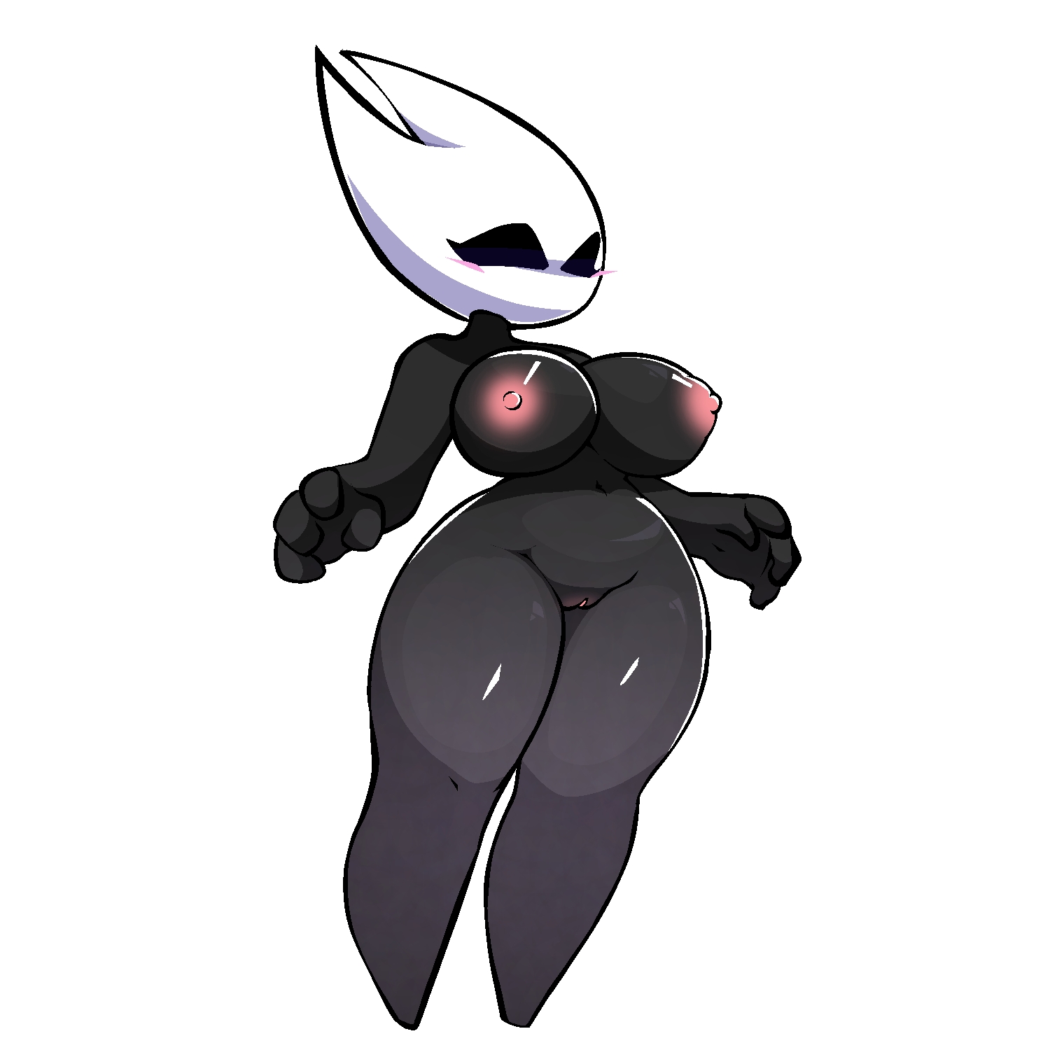 1girls, barefoot, breasts, completely nude, completely nude female, female, female only, full body, hollow knight, hollow knight (franchise), hollow knight: silksong, hornet (hollow knight), naked, naked female, nude, nude female, solo, solo female, thighs