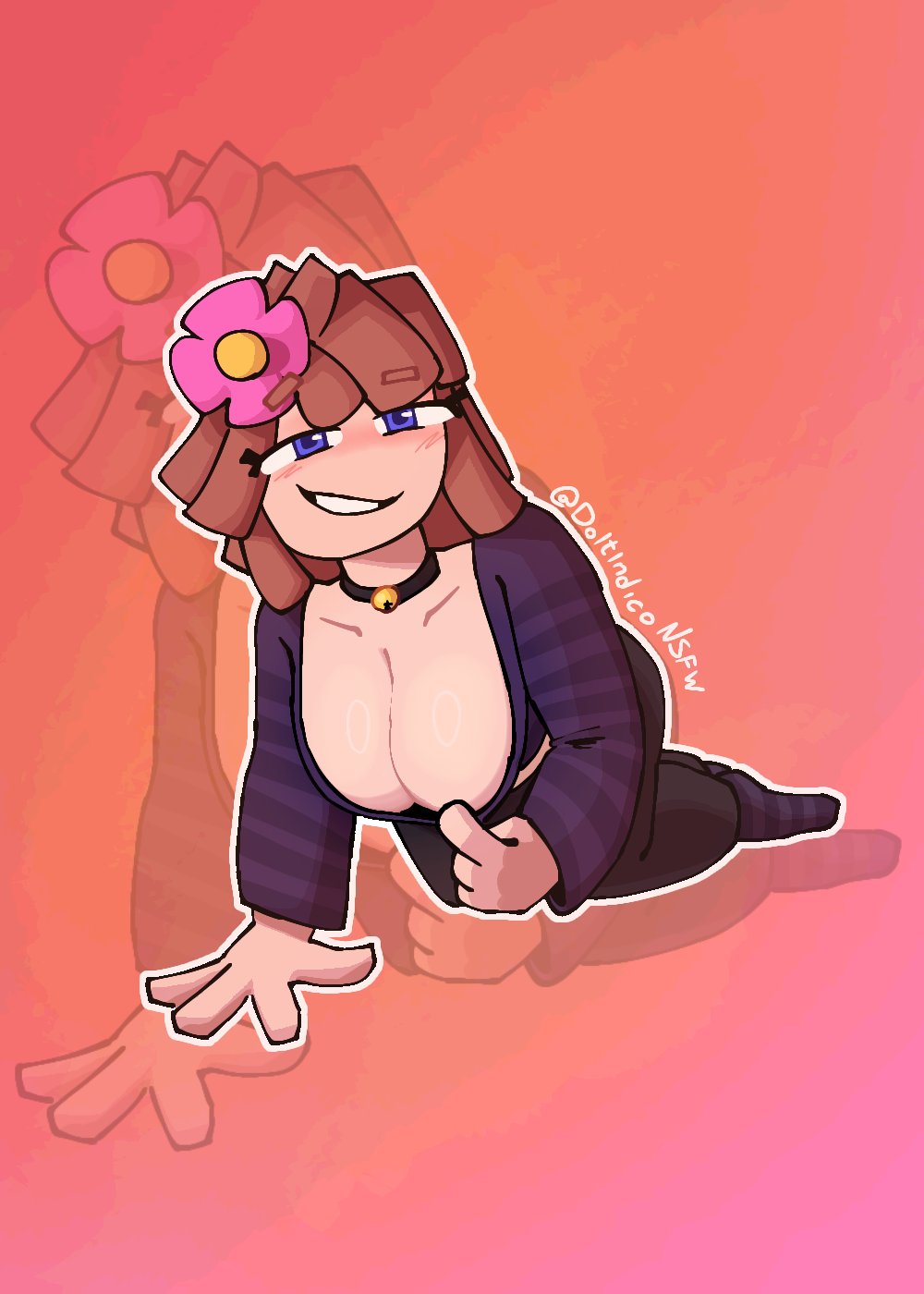 brown hair, clothing, curvaceous, curvaceous female, curvaceous figure, curvy, curvy figure, curvy hips, doitindiconsfw, female, female focus, female only, jenny belle, jenny belle (slipperyt), jenny mod, long hair, minecraft, mojang, twitter, twitter username