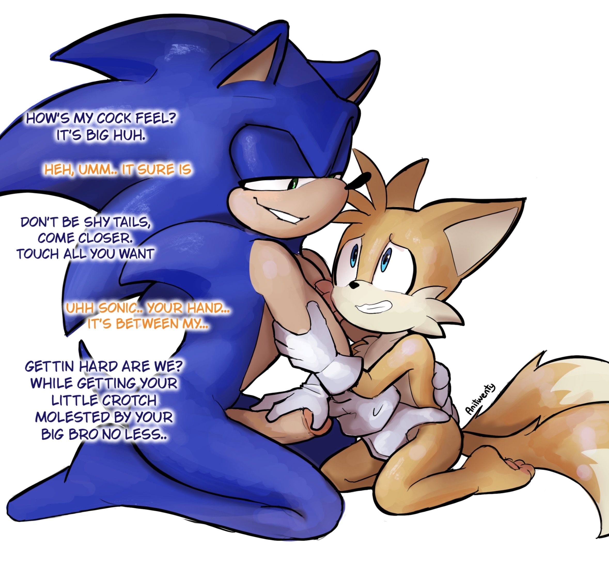 anitwenty, anthro, anthro on anthro, cub, gay, sega, sonic (series), sonic the hedgehog, sonic the hedgehog (series), tagme, tails the fox