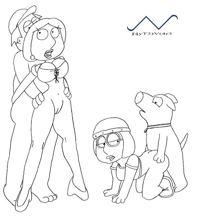 all_fours bent_over brian_griffin brother_and_sister chris_griffin dog doggy_style family_guy female human interspecies lois_griffin male meg_griffin mother_and_son nytemare straight zoophilia