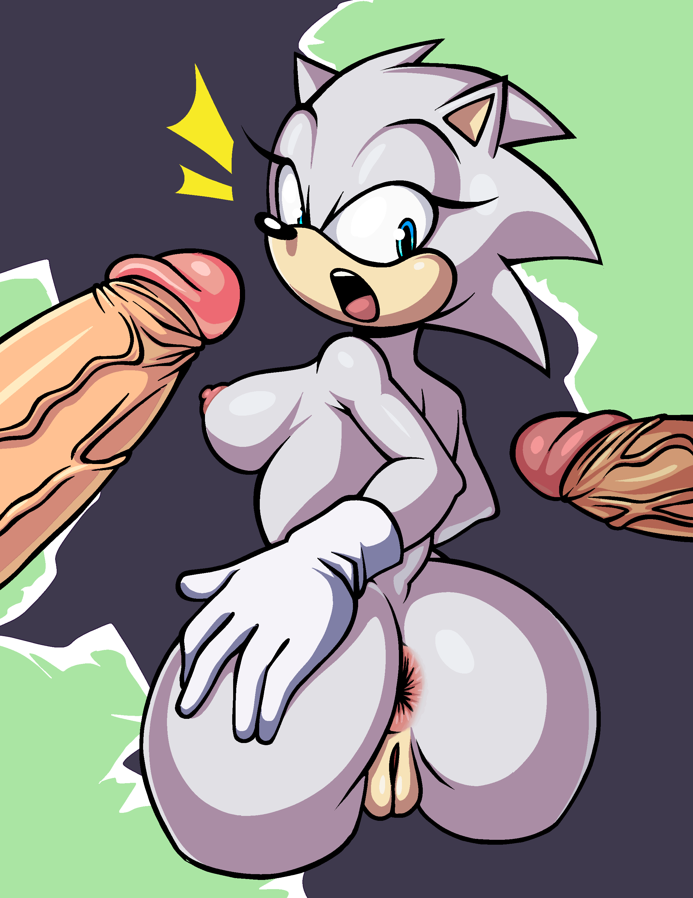 0x1g3n acceptance anus ass breasts erect erect_penis erection eyelashes female_character furry imminent_rape inspired light_blue_eyes mobian_(species) mobian_hedgehog nipples oc one_girl open_mouth penises pussy skinny_girl sonic_(series) sonic_oc sonic_original_character sonic_the_hedgehog sonic_the_hedgehog_(series) surprised tan_penis thick_ass thick_penis two_guys two_males veiny_penises visible_anus visible_pussy visible_teeth white_fur white_gloves younger_female