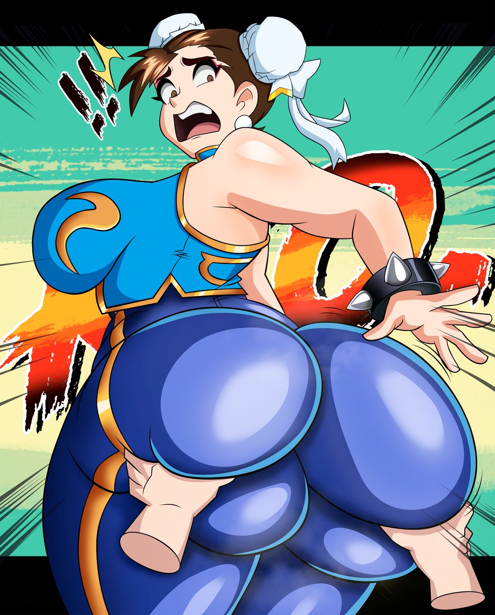 alternate_ass_size ass ass_bigger_than_head ass_focus capcom chun-li female grimphantom huge_ass human human_only light-skinned_female light_skin street_fighter tagme twitter_link