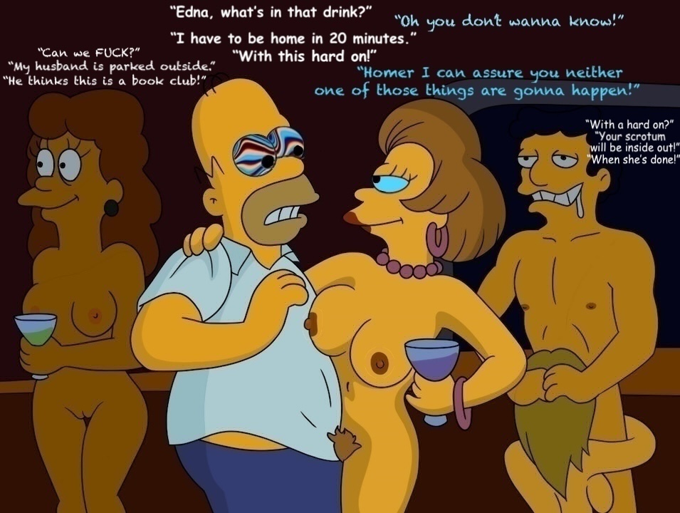 cougar drugged edna_krabappel felation homer_simpson infidelity male_focus nudity orgy the_simpsons