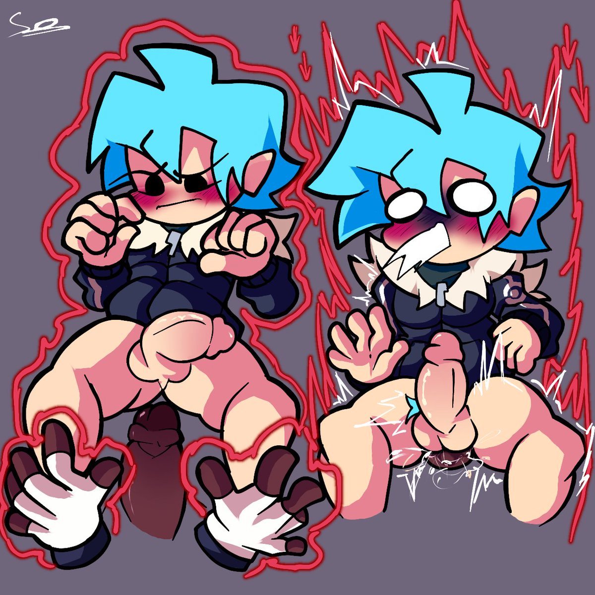 1boy, boyfriend (friday night funkin), dark-skinned female, dick, dickgirl, female, friday night funkin, friday night funkin mod, futa on male, futanari, girlfriend (friday night funkin), idonthavenoclu1, intersex, isouuup, lullaby girlfriend (fnf redesign), lullaby girlfriend (fnf), male, penis, sex, tagme