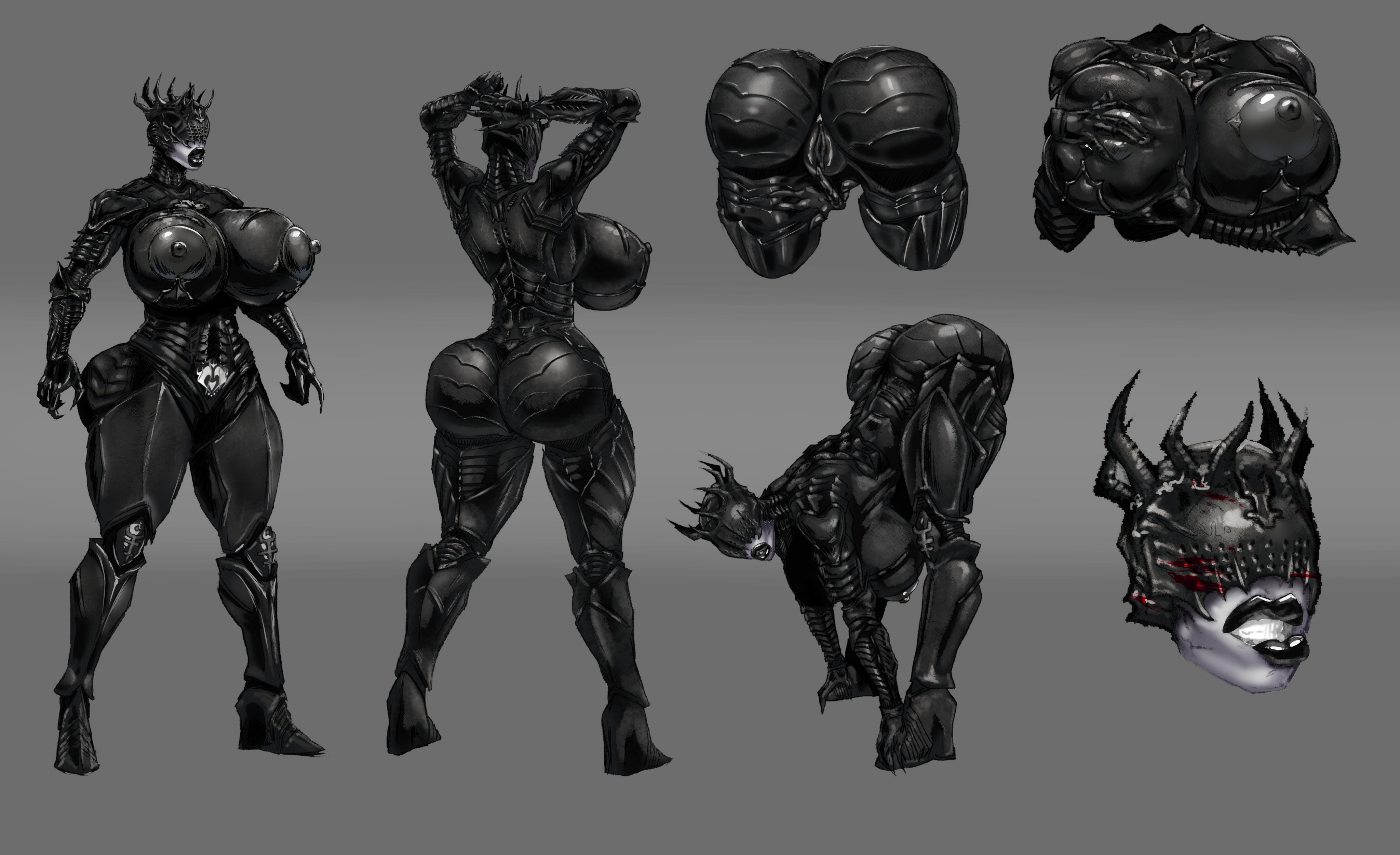 1girls, 2026, alluring, anus, areola, areolae, armor, armored body, armored female, ass, ass focus, big areola, big areolae, big ass, big breasts, big butt, big lips, bimbo, bimbo body, bimbo lips, bimbofication, black body, black lipstick, breasts, bulge, bursting breasts, butt, curvaceous, curvaceous body, curvaceous female, curvaceous figure, curvaceous hips, curvy, curvy body, curvy female, curvy figure, curvy hips, dat ass, dat butt, enticing, erect nipples, fat ass, fat butt, female, female only, gigantic ass, gigantic breasts, gigantic butt, grabbing breast, grabbing own breast, hidden eyes, high resolution, highres, hips, hotsriracha, huge ass, huge breasts, huge butt, large ass, large breasts, large butt, lipstick, massive areola, massive areolae, massive ass, massive breasts, massive butt, mortal shell, mortal shell 2, muscle mommy, muscles, muscular, muscular female, nipples, proxima (mortal shell 2), pussy, pussy bulge, ref sheet, round ass, round breasts, round butt, seducing, seductive, seductive look, seductive pose, shiny, shiny armor, shiny ass, shiny breasts, shiny butt, shiny lips, simple background, solo, spanking, spanking self, standing, teasing, teasing viewer, temptation, tempting, tempting viewer, thick, thick as fuck, thick ass, thick breasts, thick butt, thick hips, thick lips, thick mommy, thick thighs, thick whore, vagina, voluptuous, voluptuous female, wide hips