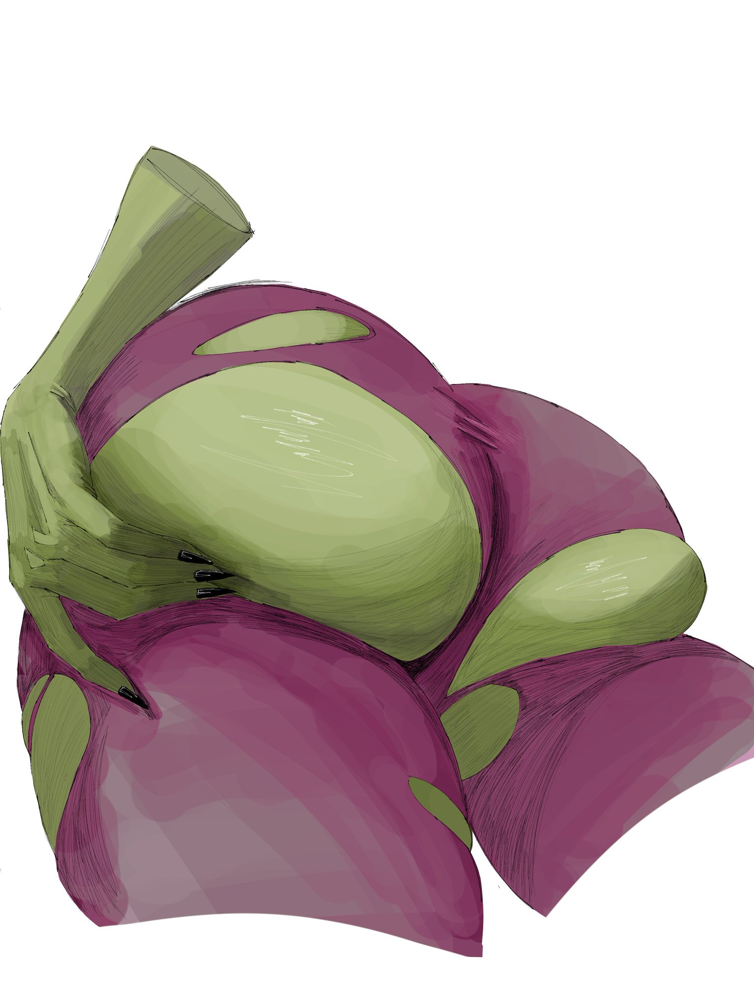 ass, ass focus, green skin, hex mamaniac, jennifer walters, marvel, marvel comics, purple pants, ripped clothing, she-hulk