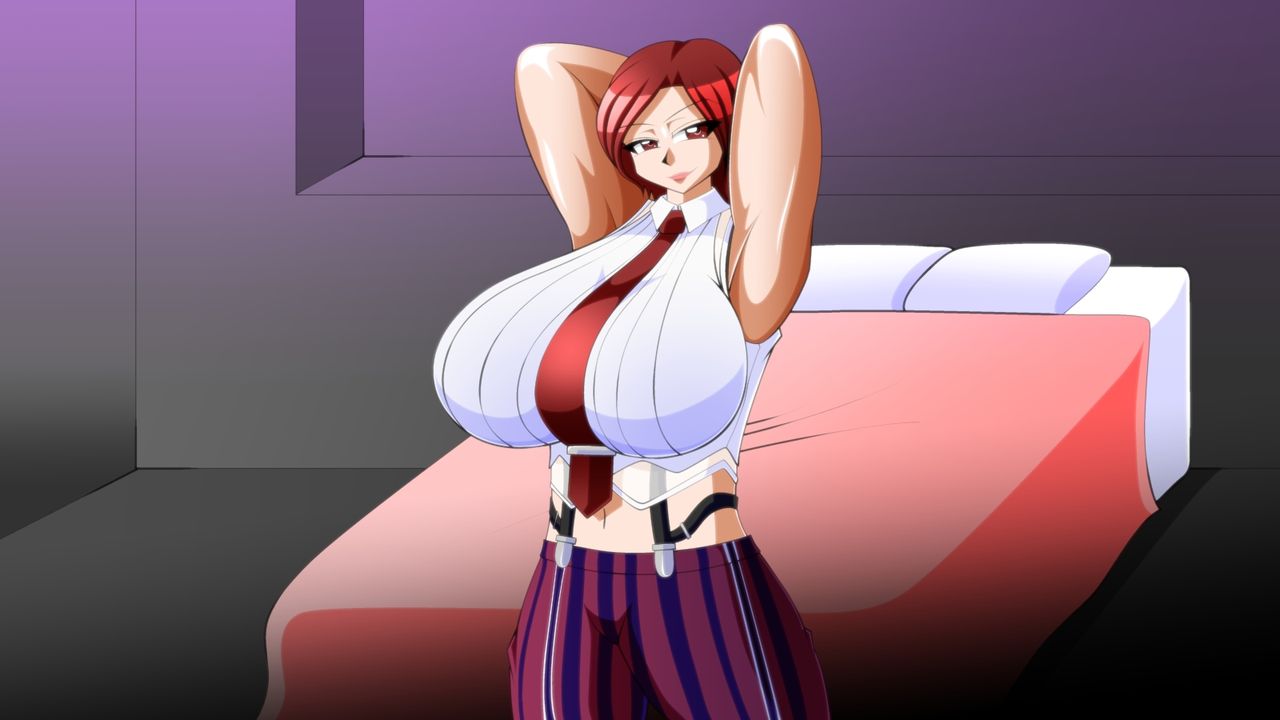 1girls arms_up bed bedroom big_breasts big_breasts breasts busty chest clothed female hands_behind_head huge_breasts kaimanwanio king_of_fighters light-skinned_female light_skin looking_at_viewer motel pants pov red_eyes red_hair seduction seductive shirt short_hair smiling smiling_at_viewer suspenders thighs tie vanessa_(kof) voluptuous voluptuous_female walking white_shirt wide_hips