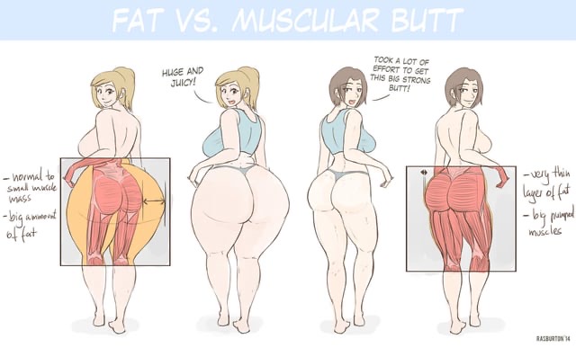 2girls anatomy ass ass_comparison ass_focus big_ass big_breasts blonde_hair brunette butt_size_difference choice chubby chubby_female comparison dat_ass educational english_text fat_ass female female_only fit_female muscles muscular muscular_ass muscular_female muscular_legs rasburton tagme tank_top text thick_thighs thong toned toned_female tutorial two_girls x-ray