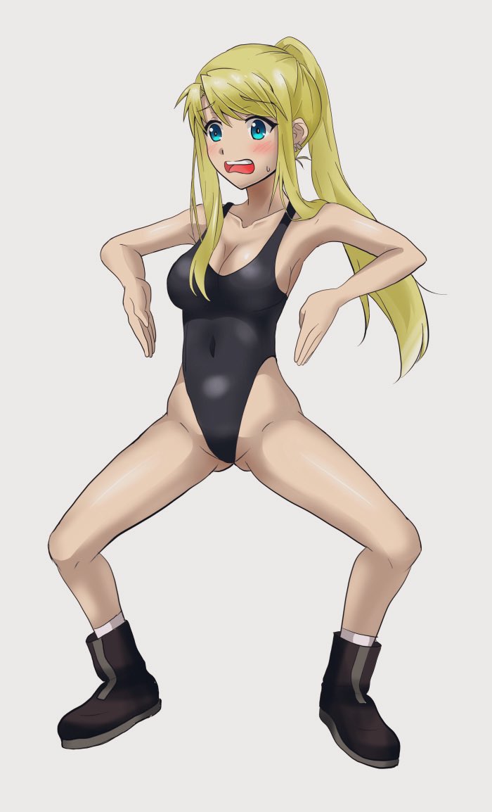 body_control breasts female_only femsub fullmetal_alchemist haigure hypnosis mind_control sintro8190 swimsuit winry_rockbell