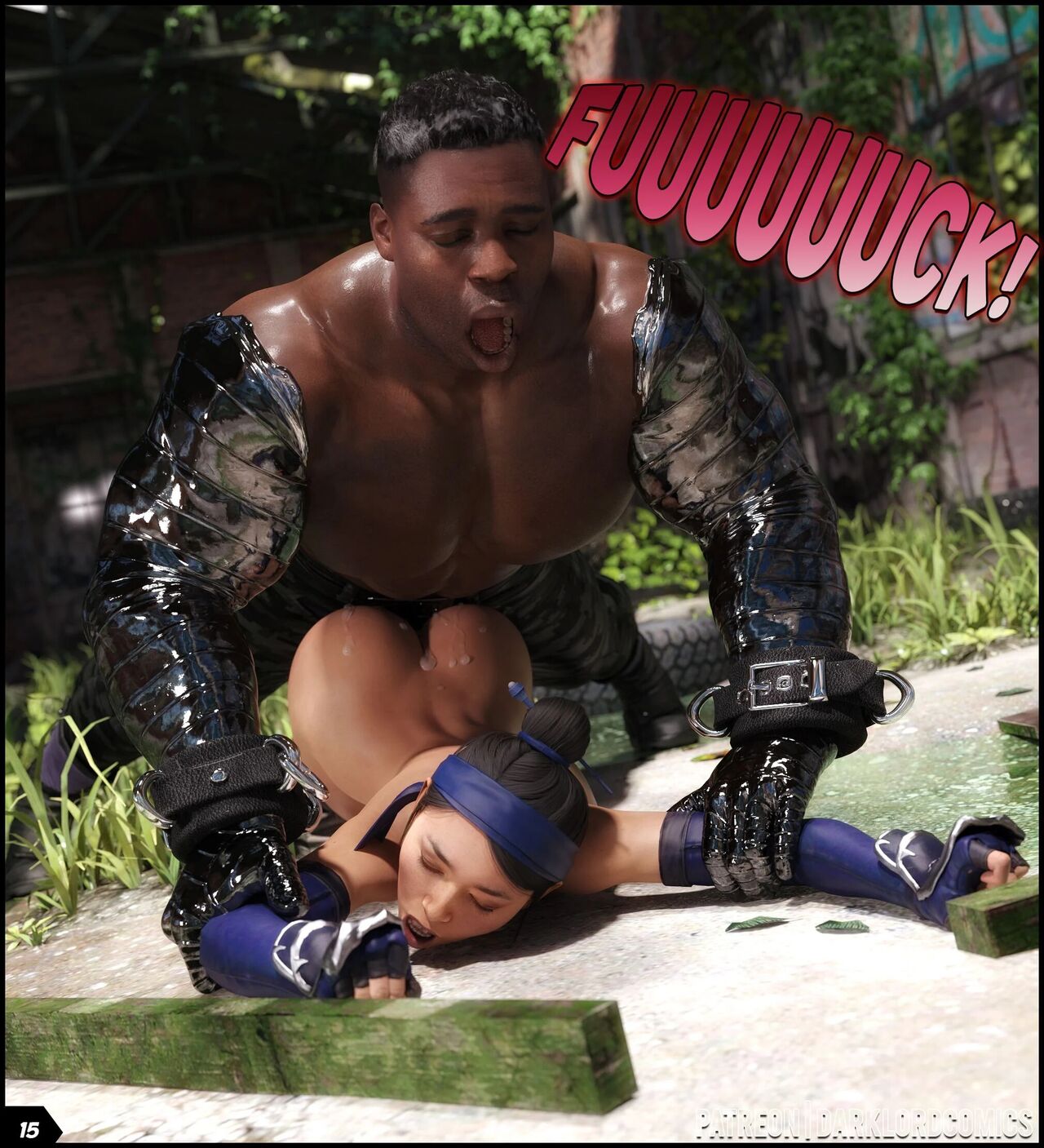 1boy1girl 3d asian asian_female ass background bandana belt big_ass big_penis camouflage camouflage_pants comic comic_page cum_in_ass dark-skinned_male darklord dress edenian hair_bun hand_grab hardcore interracial interracial_sex jax_briggs kitana kitana_(mk11) long_penis metal_arm mortal_kombat mortal_kombat_11 open_mouth penetration penis_in_pussy princess pushing robotic_arm royalty screaming screaming_in_pleasure sex teeth thick_ass tied_hair