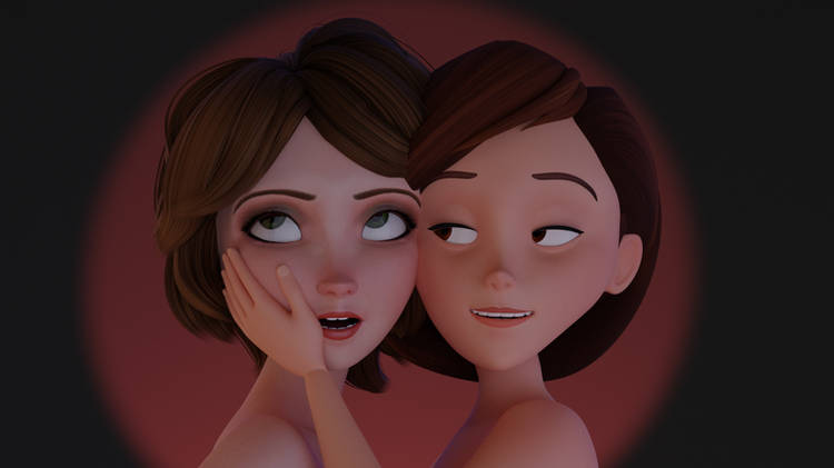 2girls 2milfs 3d 3d_(artwork) anianiboy big_hero_6 brown_hair cass_hamada crossover crossover_pairing crossover_ship crossover_shipping duo duo_female duo_focus female female/female female_focus female_only females females_only hand_on_face helen_parr horny horny_female imminent_kiss lesbian marvel milf milfs seductive seductive_eyes seductive_gaze seductive_look seductive_smile short_hair tagme the_incredibles yuri