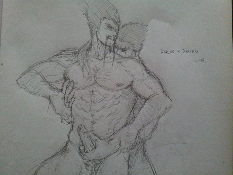 brothers darius_(league_of_legends) draven gay incest league_of_legends sketch tagme yaoi