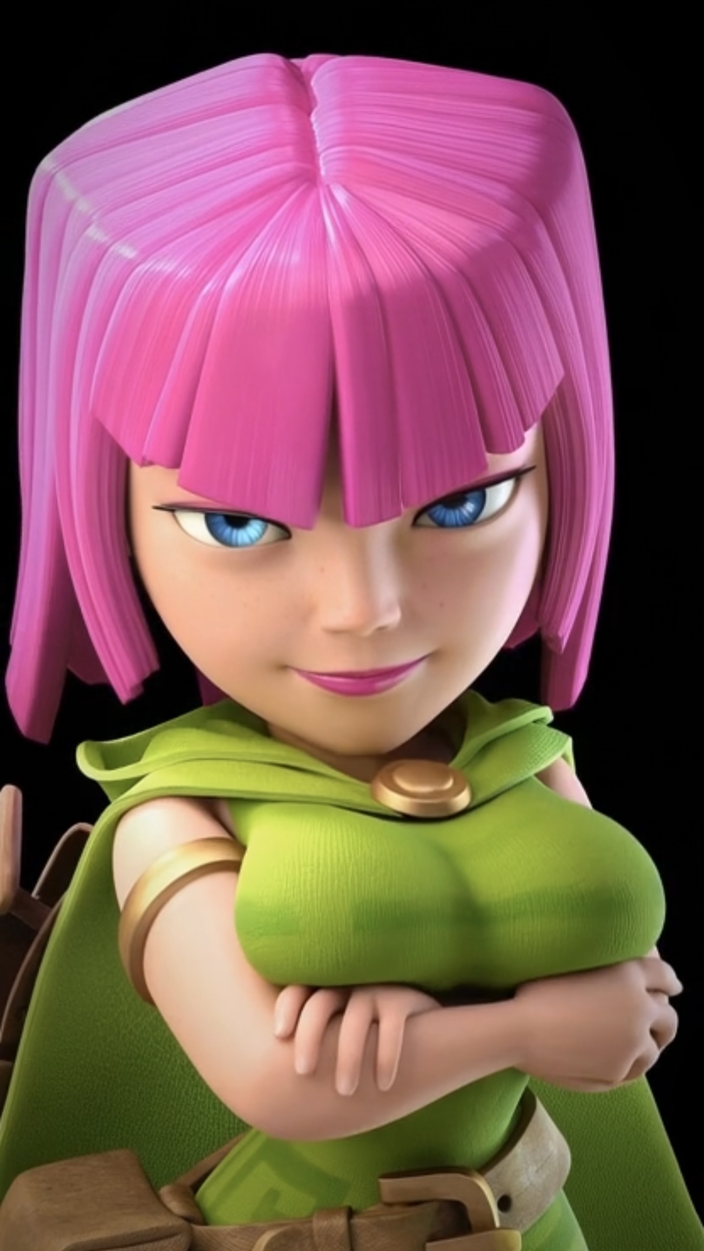 ai generated, archer (clash of clans), big, big boobs, big breasts, clash (series), clash of clans, clash royale, female, supercell, tagme