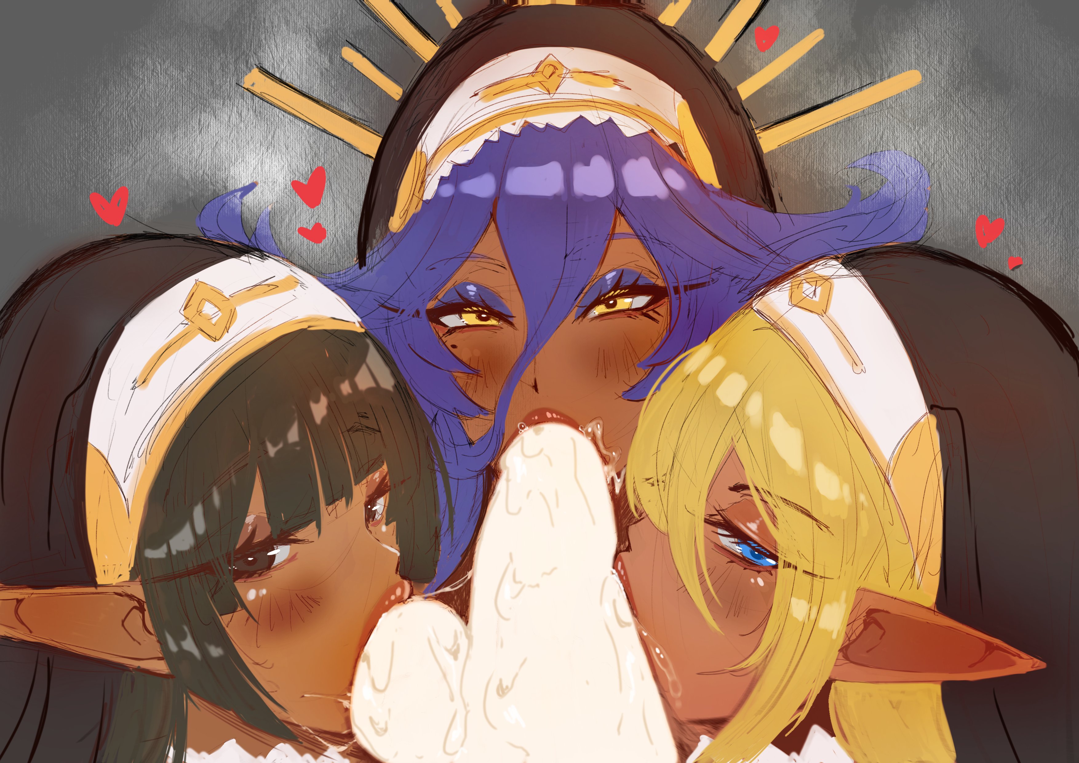 big breasts, breasts, female, kdxyon, lingerie, nun, nun outfit, nun's habit, tagme