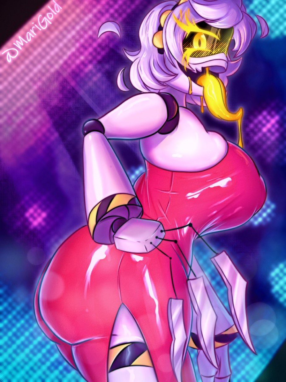1girls, breasts, claws, dress, female, female only, i want her to sit on my face while i eat her out, large breasts, long tongue, marigold, murder drones, rosigoldd, skin tight, tounge out, v (murder drones)