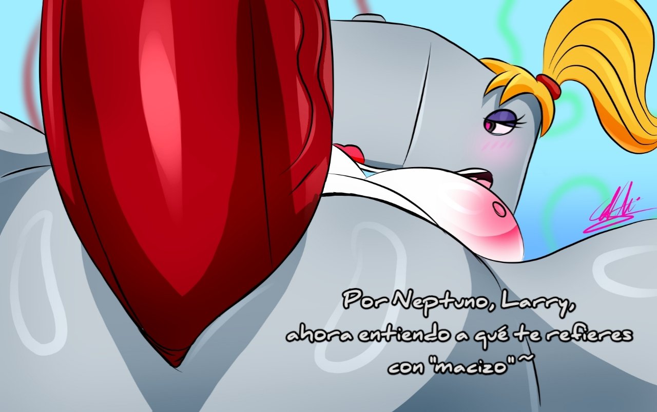 1boy, 1girls, anthro, anthro on anthro, arthropod, big areola, big breasts, big nipples, breasts, cetacean, crustacean, dick focus, faceless male, female, furry, furry female, furry male, furry only, genitals, hair, heart-shaped pupils, interspecies, larry the lobster, lobster, looking at penis, male, male/female, mammal, marine, mating press, nickelodeon, nipples, nude, nude anthro, nude female, nude male, open mouth, pearl krabs, penetration close-up, penetration focus, penis, penis in pussy, pussy, red penis, sex, smiling, spanish, spanish dialogue, spanish text, sperm whale, spongebob squarepants, sr r18nsfw, srr18 (artist), straight, straight sex, text, vagina focus, vaginal penetration, vaginal sex, veiny penis, whale