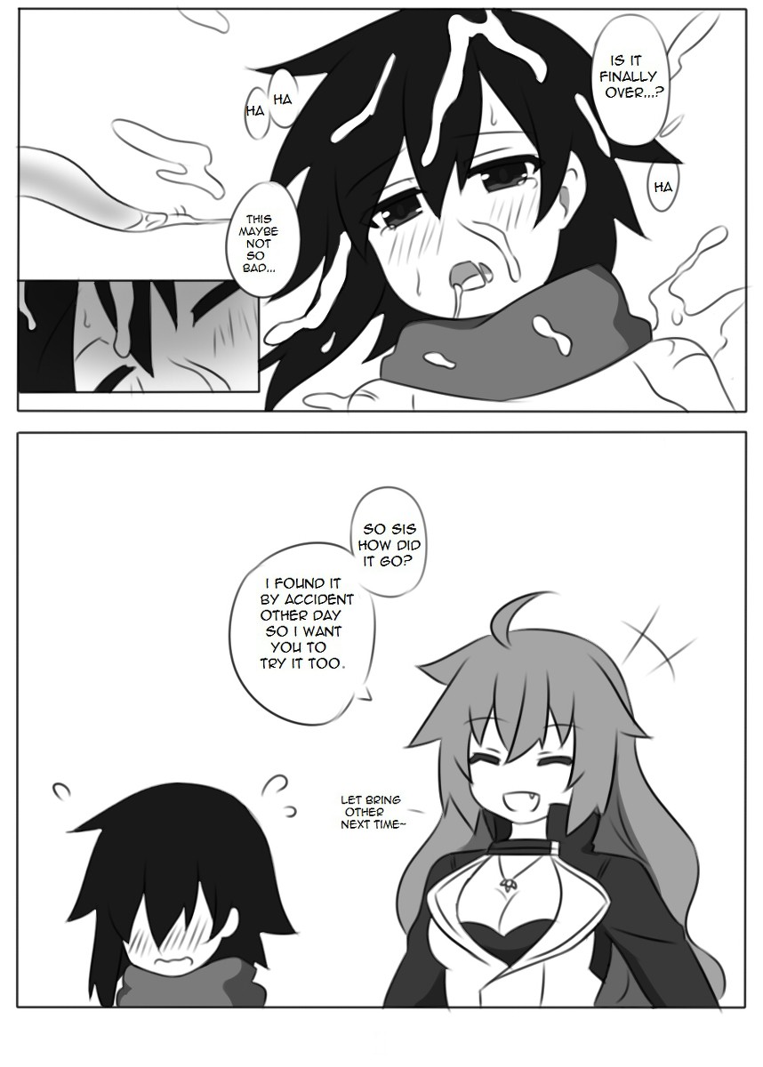 black hair, comic, female, monochrome, rape, ruby rose, rwby, tentacle, yang xiao long