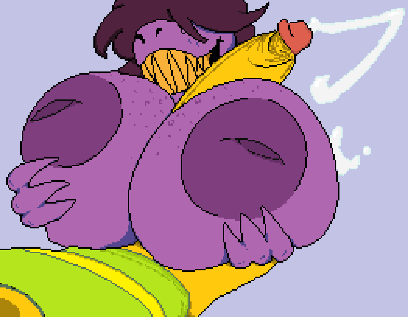 2024 2d 2d_(artwork) big_breasts big_nipples big_penis boobjob color color_edit colored cum cumshot deltarune edit edited freckles freckles_on_breasts freckles_on_face garbageboxxxed giant_breasts giant_penis hair hair_over_eyes hidden_eyes huge_breasts huge_cock huge_nipples kris_(deltarune) obscured_eyes paizuri reptile reptile_humanoid sharp_claws sharp_teeth smile smiling susie_(deltarune) tagme undertale undertale_(series)