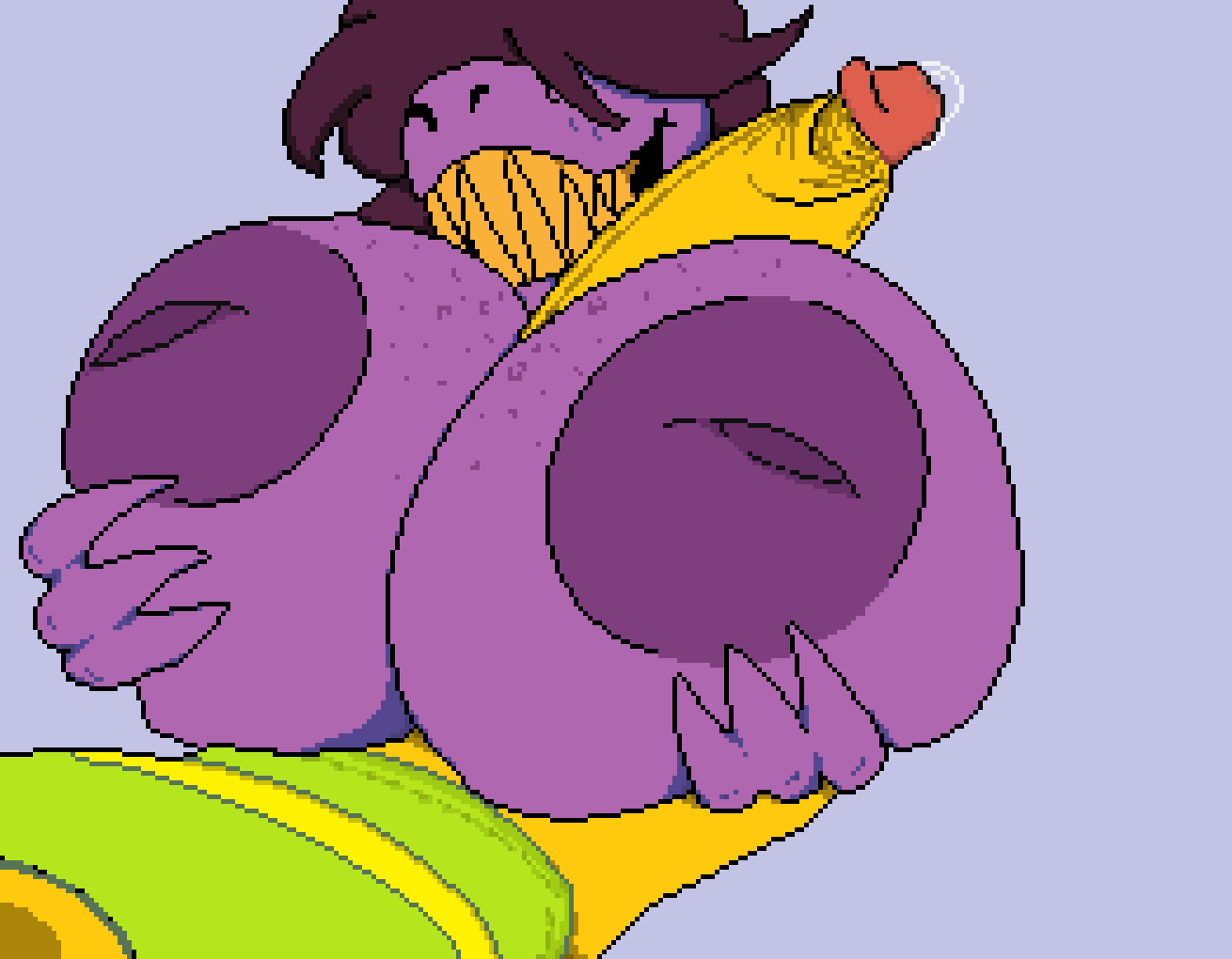 2024 2d 2d_(artwork) anthro big_breasts big_nipples big_penis boobjob color color_edit colored deltarune edit edited freckles freckles_on_breasts freckles_on_face garbageboxxxed giant_breasts giant_penis hair hair_over_eyes hidden_eyes huge_breasts huge_cock huge_nipples kris_(deltarune) obscured_eyes paizuri precum precum_on_penis reptile reptile_humanoid sharp_claws sharp_teeth smile smiling susie_(deltarune) tagme undertale undertale_(series)