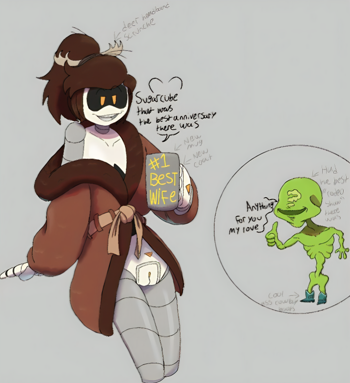 1boy, 1girls, abrahamslapper, alice (murder drones), anon, anonymous male, female, male, murder drones, you