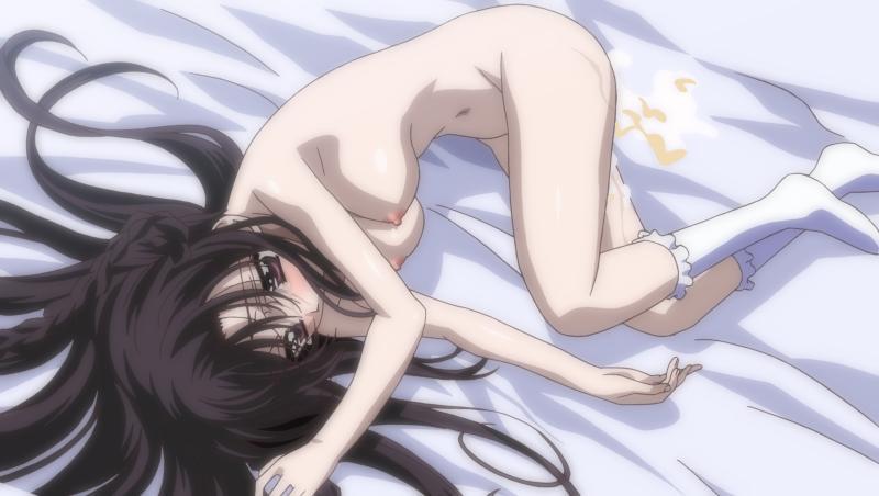 after_sex bed black_hair cum cum_in_pussy game_cg school_days strip_battle_days tagme