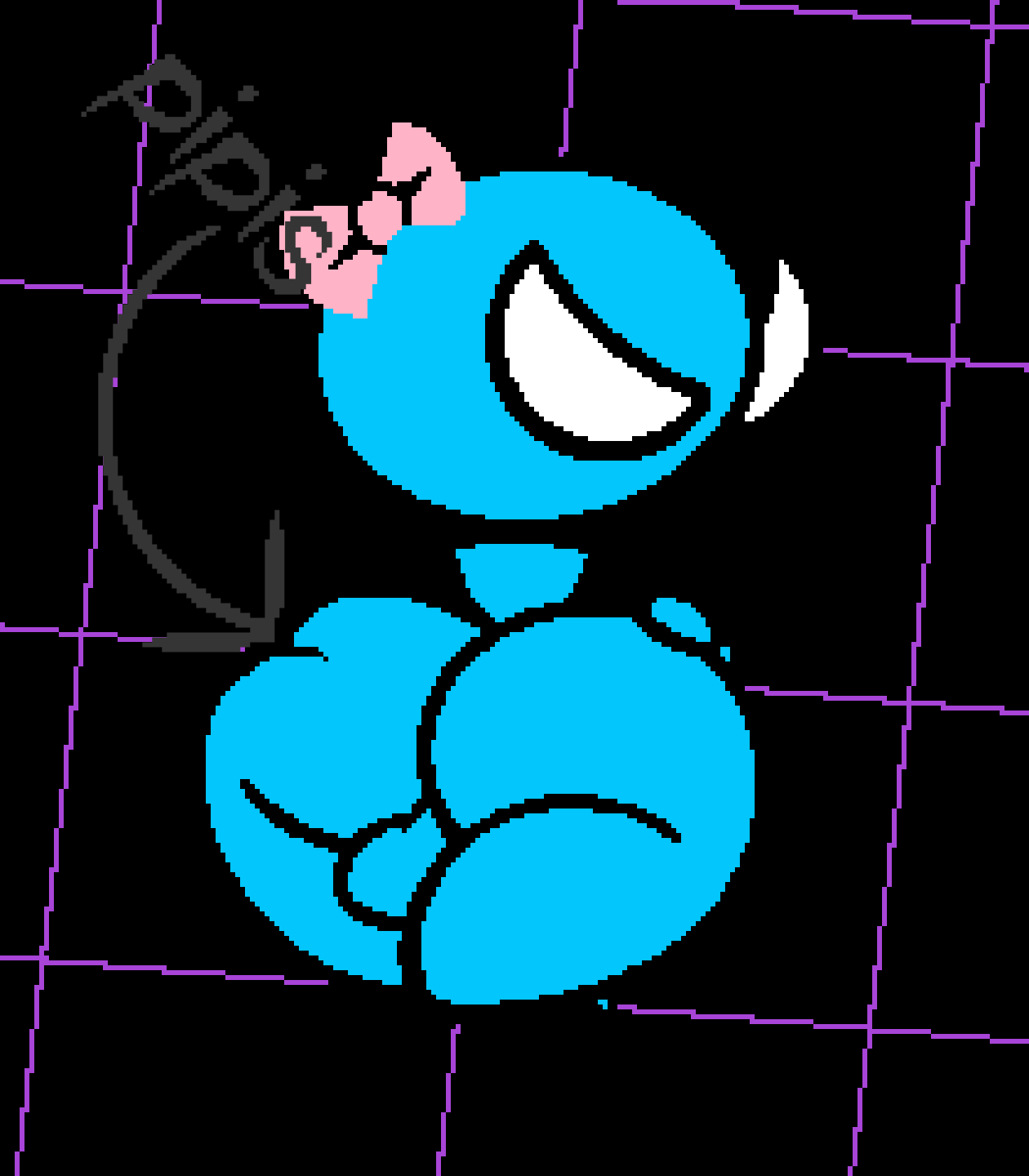 ass_focus blue_body blue_skin bow deltarune deltarune_chapter_2 non-human_only pipis simple_coloring small small_ass small_butt spacebotbutt3k tagme thick_thighs toony