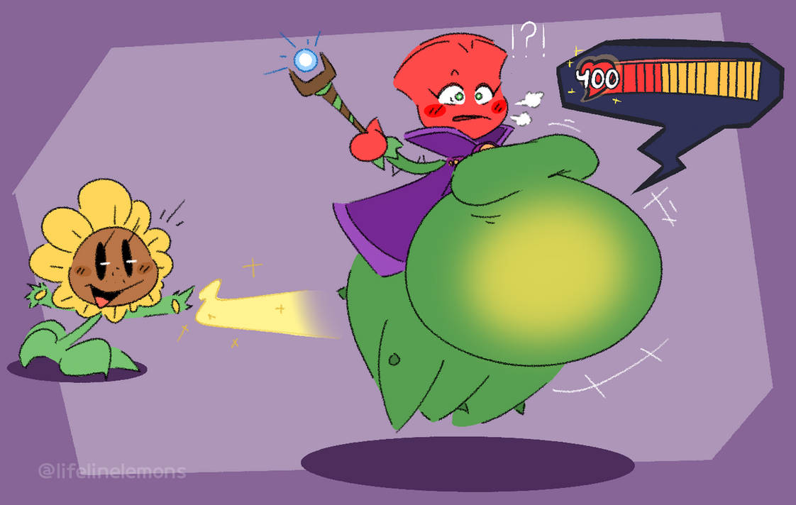 1girls anthro anthrofied ass belly belly_bulge breasts breasts fat female female_pred flora_fauna inflation lifelinelemons obese plant plant_girl plant_humanoid plantie plants_vs._zombies plants_vs_zombies popcap_games pred pussy rose_(pvz) sunflower_(pvz) weight_gain