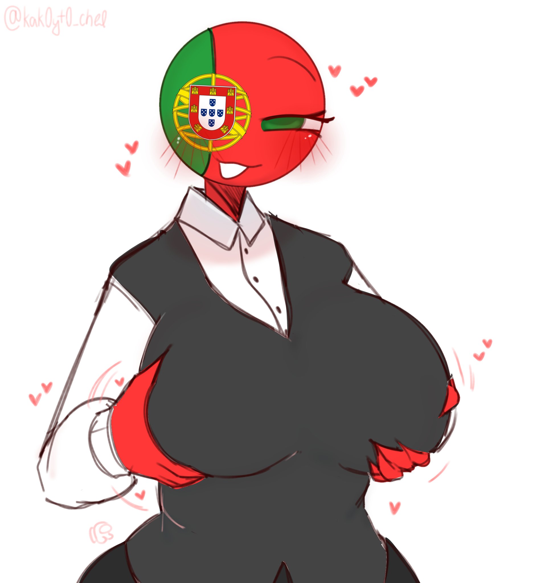 breasts, clothed, <b>countryhumans</b>, <b>countryhumans</b>_girl, fuck_me_eyes, grabbing...