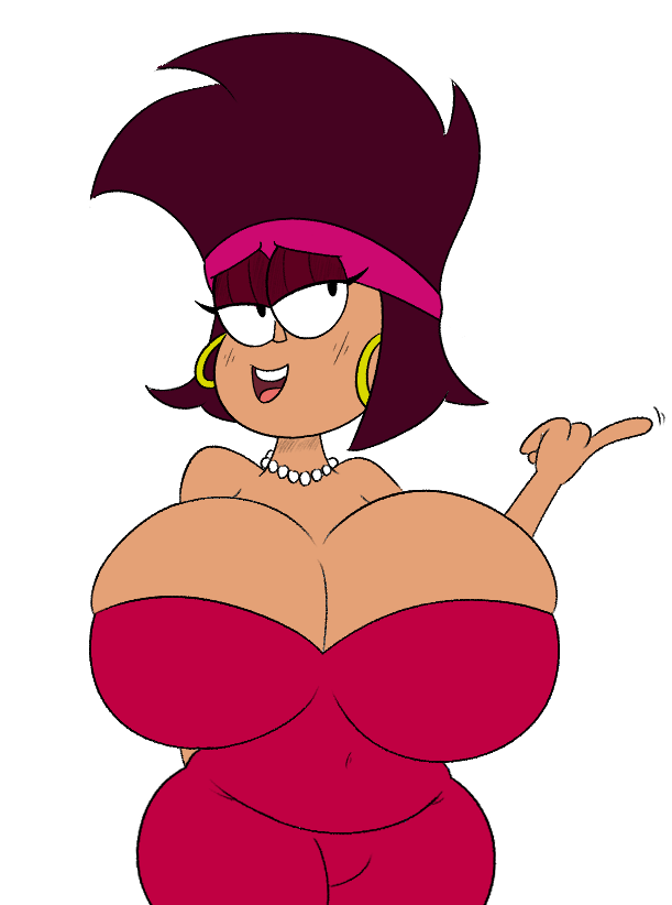 artist_request breasts cartoon_network clothing color color_edit colored earrings edit edited eyeshadow female genderswap_(mtf) half-closed_eyes headband headwear k.o._(ok_k.o.!_let's_be_heroes) large_breasts ok_k.o.!_let's_be_heroes rule_63 source_request tagme