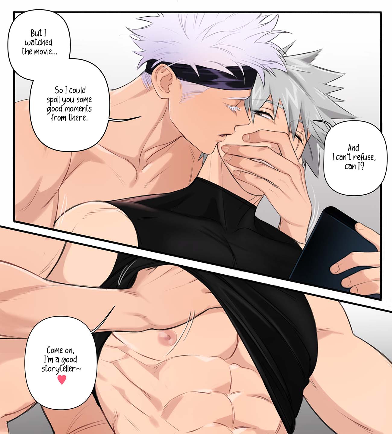 ...grabbing_from_behind hand_over_mouth hatake_<b>kakashi</b> jujutsu_kaisen male/...