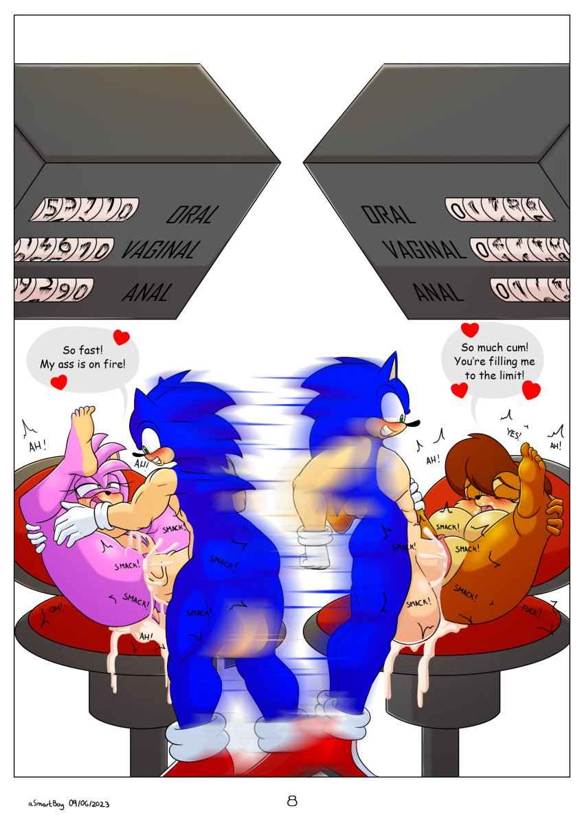 amy_rose asmartboy sally_acorn sega sex sonic_(series) sonic_the_hedgehog sonic_the_hedgehog_(series) source_request super_speed