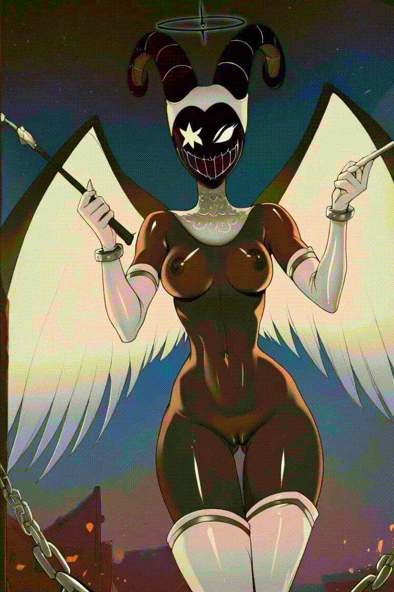 1girls ai_generated angel angel_wings animated civitai curvy curvy_ass curvy_body curvy_female curvy_figure curvy_hips curvy_thighs exorcist_(hazbin_hotel) female female_focus female_only hazbin_hotel kirillai solo solo_female solo_focus tagme thick thick_ass thick_hips thick_legs thick_thighs