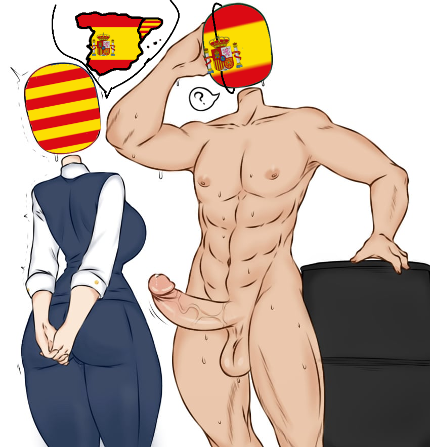 asking asking_for_independence catalan catalan_girl catalonia catalonia_(countryhumans) catalonia_flag countryhumans countryhumans_girl edit estelada flawsystyle penis senyera spain_(countryhumans)