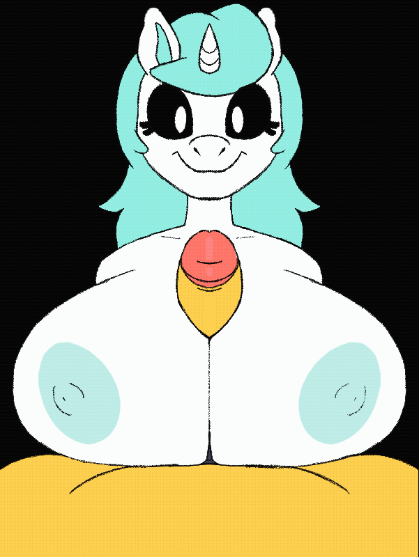 1boy, 1girls, 3:4, animated, animated gif, beat banger, big breasts, big penis, black background, black sclera, blue hair, breasts, crafty corn, craftycorn, critters (poppy playtime), edit, female, furry, gif, handsfree paizuri, kickinchicken, kickinchicken (poppy playtime), male, no humans, paizuri, penis, poppy playtime, smiling critters, straight, toriel beat banger, unicorn, unicorn horn, vertical video, white body, white pupils
