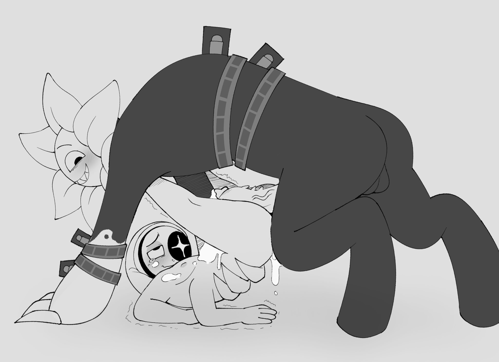 2020s, 2026, 2boys, 4 arms, astro (dandy's world), blushcrunch studio, dandy (dandy's world), dandy's world, dandys world, feral, feral penetrating anthro, gay, joewee05, male, male only, monster, tagme, twisted (dandy's world), twisted dandy (dandy's world), yaoi