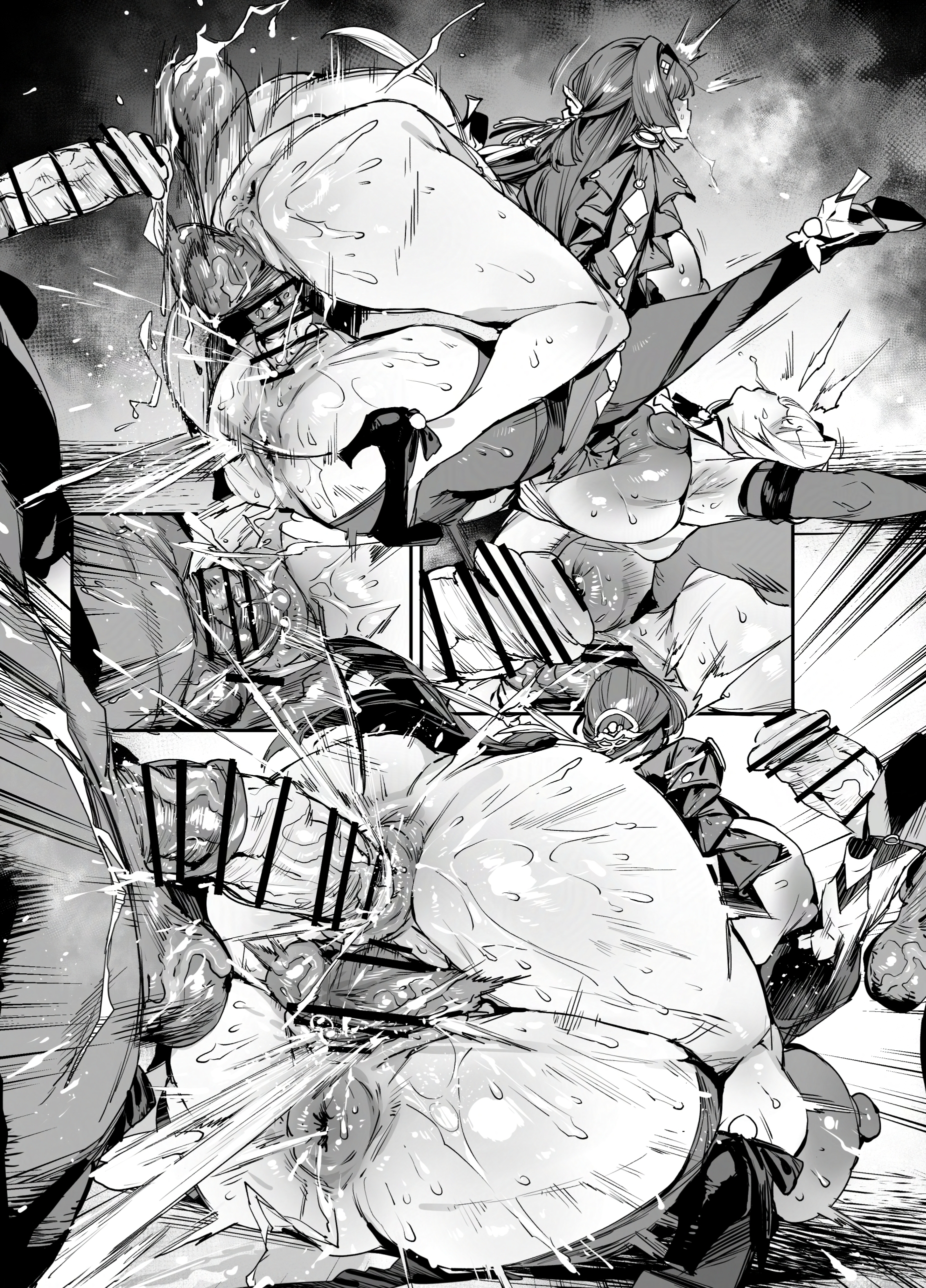 1futa, 1girl, 1girls, 2boys, ahegao, ahegao face, anal, anal juice, anal penetration, anal sex, anus, ass, astra yao, big ass, big boobs, big breasts, big nipples, big tits, boobs, breasts, censor bar, censored, censored penis, censored pussy, evelyn chevalier, ffm threesome, futa on female, futa with female, futanari, greyscale, huge ass, huge boobs, huge breasts, huge cock, huge tits, kissing, large areolae, large boobs, large breasts, large nipples, large penis, large tits, male, male on futa, male penetrating futa, mating press, multiple boys, muscular, muscular male, navel, nipples, penis, puffy anus, sex, sideboob, sloppy kiss, squirting, sweat, sweatdrop, sweating, swinging balls, thick thighs, thirty 8ght, threesome, tits, vagina, vaginal, vaginal fluids, vaginal penetration, vaginal sex, veiny balls, veiny cock, veiny dick, veiny penis, veiny testicles, zenless zone zero