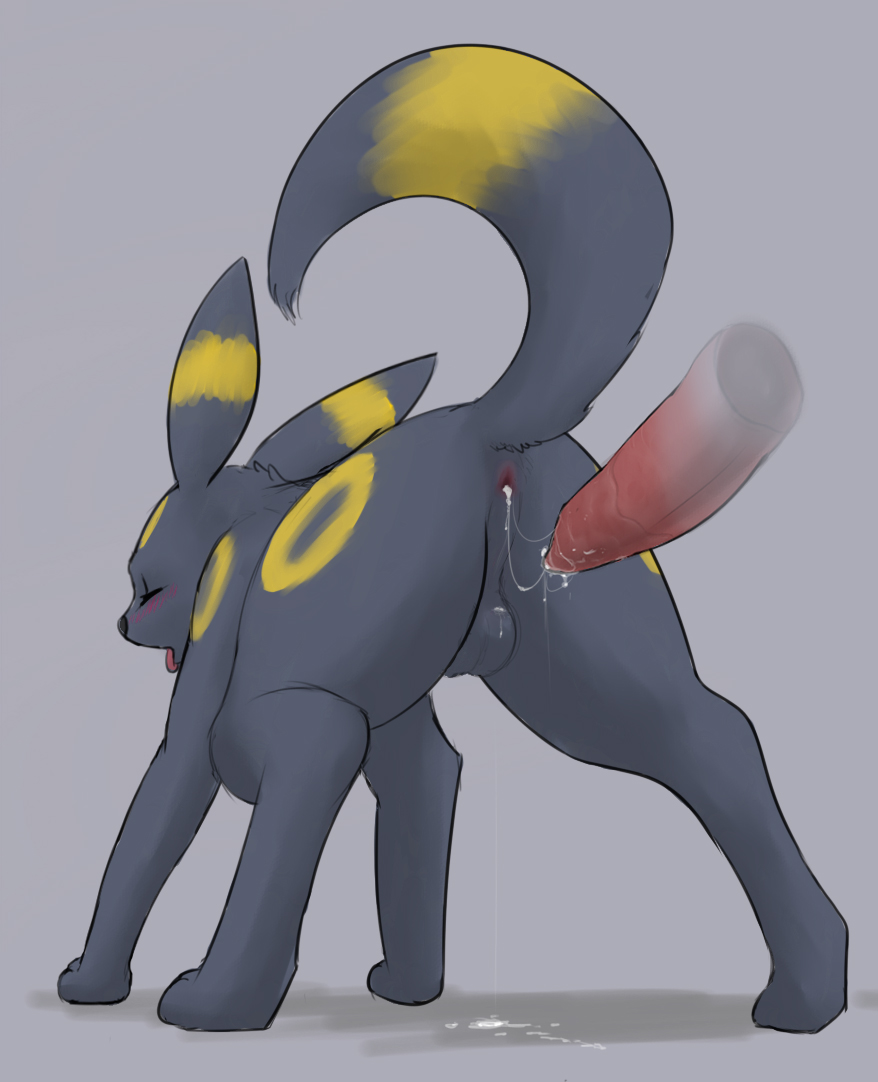 2boys after_sex all_fours anus ass balls barefoot blush closed_eyes cum cum_in_ass cum_inside cum_on_anus cum_on_penis cum_string disembodied_penis eeveelution erection fur gay koba long_ears male nintendo nude open_mouth penis pokemon pokemon_(species) presenting_hindquarters tongue_out umbreon veiny veiny_penis video_games yaoi
