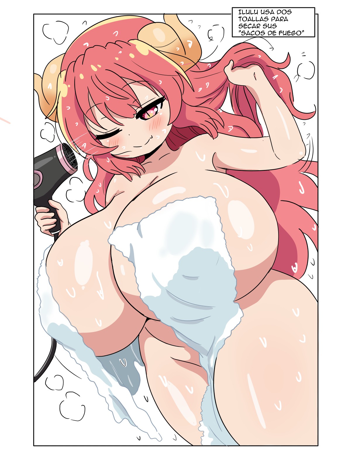 1girls, ass, big ass, big boobs, big breasts, big butt, big hips, big thighs, big tits, boobs, breasts, butt, curvaceous, curvaceous body, curvaceous female, curvaceous figure, curvaceous hips, curvaceous thighs, curvy, curvy body, curvy female, curvy figure, curvy hips, curvy thighs, eduardo31267693, female, female only, gal, gigantic ass, gigantic boobs, gigantic breasts, gigantic butt, gigantic hips, gigantic thighs, gigantic tits, hips, huge ass, huge boobs, huge breasts, huge butt, huge hips, huge thighs, huge tits, ilulu (dragon maid), kobayashi-san chi no maidragon, massive ass, massive boobs, massive breasts, massive butt, massive hips, massive thighs, massive tits, miss kobayashi's dragon maid, nude, nude female, page 3, spanish, spanish text, text, text box, text bubble, thick thighs, thighhighs, thighs, tits, voluptuous, voluptuous body, voluptuous female, wide hips, wide thighs