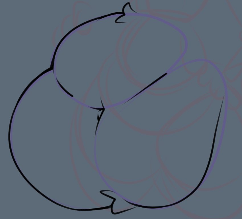 belly big_belly doodle monochrome unfinished winterfell54667