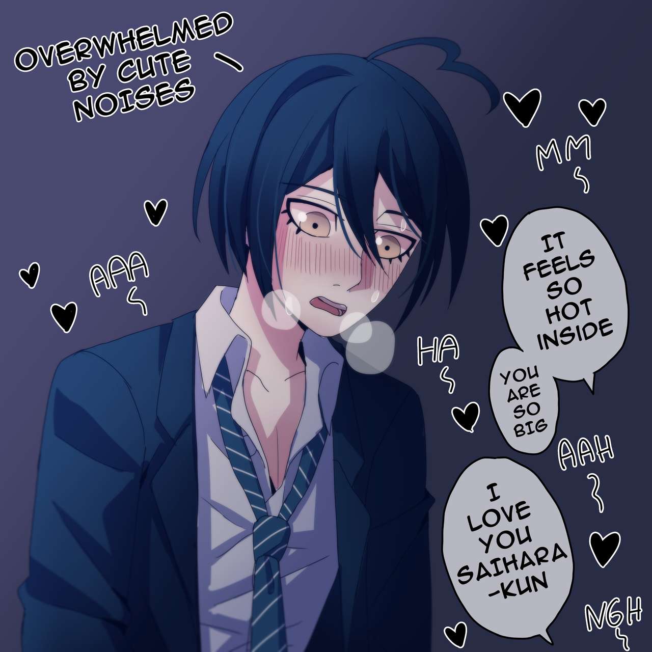 1boy 1cuntboy 2boys asking_for_it blue_hair breath breath_cloud closed_eyes clothes clothing color colored compliment complimenting_partner crying cuntboy cute danganronpa danganronpa_v3 gay gay_sex giver_pov hands_on_thighs heart highres i_love_you intersex japanese_clothes japanese_school_uniform kiibo listening_to_moaning male male/cuntboy male_focus male_on_cuntboy male_penetrating mishmasz movement_lines offscreen_character offscreen_male overwhelmed penetrating penetration praise pregame_kiibo pregame_shuichi saihara_shuuichi sex speech_bubble suit suit_and_tie sweat sweatdrop talking talking_to_partner text text_bubble thrusting trans_man transgender transmasc twink unbuttoned visible_breath whimper whining wholesome yaoi
