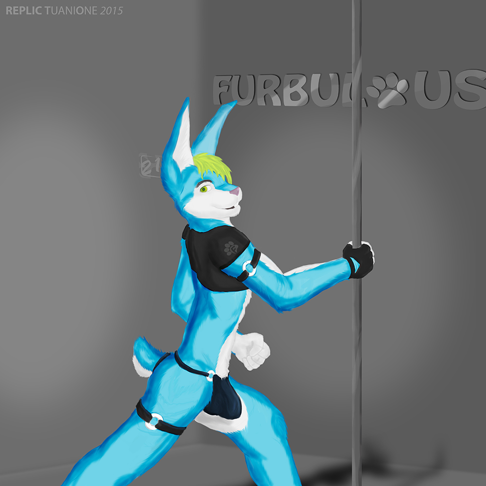 2015 anthro bulge furbulous girly lagomorph male mammal rabbit replic_tuanione solo