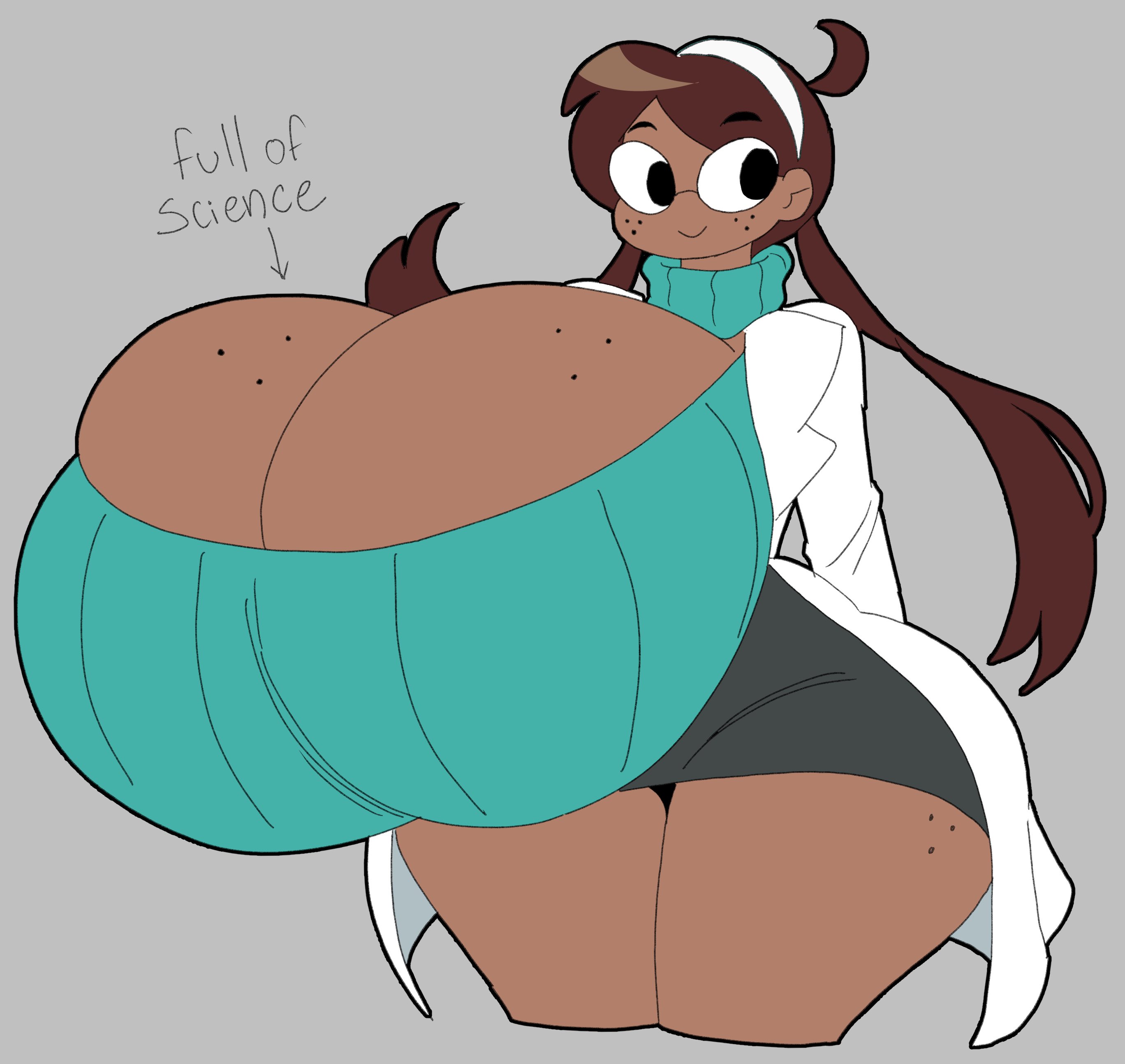 1girls, angstrom, big breasts, big hipped, big hips, breasts, breasts bigger than head, breasts bigger than torso, child bearing hips, dark skin, dark-skinned female, enormous breasts, female, female focus, female only, giant breasts, gigantic breasts, glasses, hips, hips wider than shoulders, huge breasts, huge hips, hyper, hyper breasts, large breasts, large hips, massive breasts, original, original character, scientist, tagme, wide hips