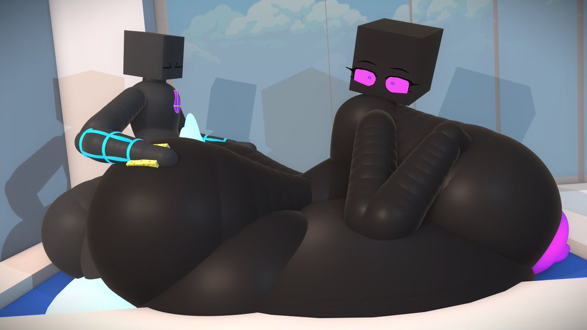 enderlady_(hbtheender) enderman enderwoman hbtheender huge_ass huge_breasts minecraft tagme