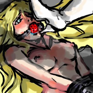 1girls blonde_hair bondage breasts female gundam human kihel_heim light-skinned_female light_skin long_hair maya_sawamura_anderson nipples tagme turn_a_gundam