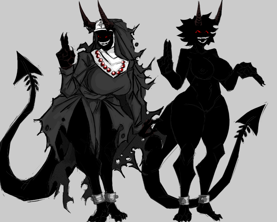 1girls big_ass big_breasts big_butt black black_body black_eyes black_hair black_horn breasts clothed clothing demon demon_humanoid dress female female_focus female_only genitals ghastlybum grey_background hair horn horned_humanoid horns humanoid mary_(scared_bum) messy_hair narrowed_eyes nightmare_waifu no_underwear nude nude_female nun nun_outfit pointy_tail red_sclera reference_sheet ripped_clothing scared_bum sharp_nails sharp_teeth short_hair simple_background smile solo solo_female solo_focus tagme tears thick_thighs wide_hips